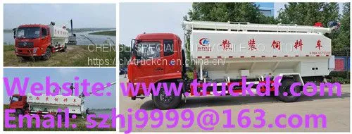 Cheapest Price 2018s Best Seller-Euro 5 Dongfeng Tianjin 10tons Poultry Feed Transported Truck for Sale photo-3