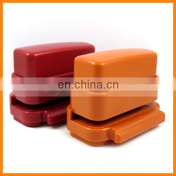 Portable Environmental Friendly Fun Plastic Stapless Stapler