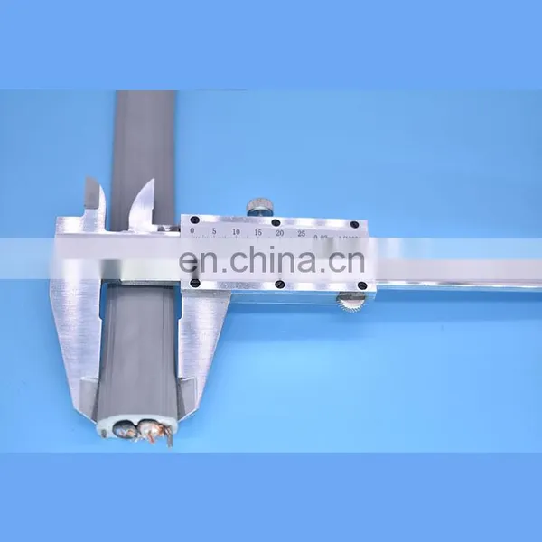 Flat Elevator Travelling Cable Elevator CCTV Camera Cable 2 Power Cores With Coaxial Cable RG59 photo-4