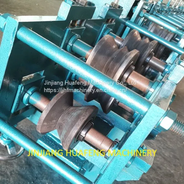 Stainless Steel Door Profile Roll Forming Machine, P Section Pipe Roll Former photo-2