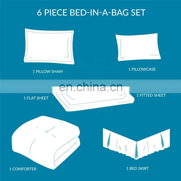 China Soft Solid Color Queen King Size Down Bedding Comforter Sets photo-6
