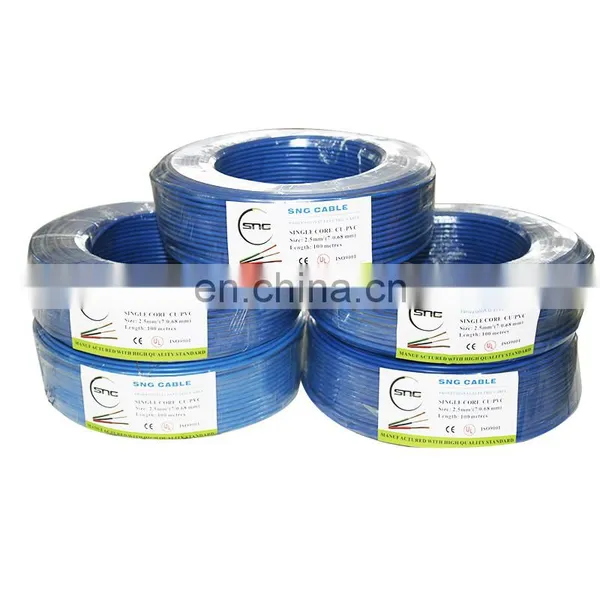 BV Thhnthwn 2 Single Core Wire Cable Thw 12 Awg Power System 4mm2 6mm2 Diameter photo-5