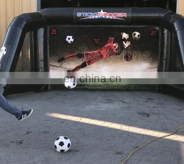 Inflatable Sticky Soccer Goal Kids Adult Football Game Target For Sale photo-3