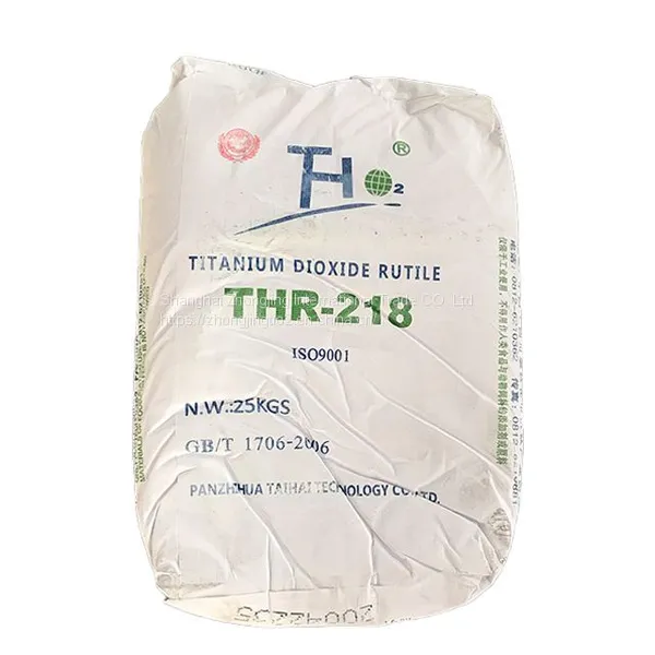Direct Factory Price THR218 Rutile Titanium Dioxide Tio2 Good Brightness White Pigment Industrial Grade Raw Materials