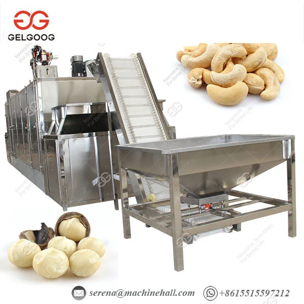 Macadamia Nut Dryer Pumpkin Seeds Roasting Machine Cashew Nut Frying Machine photo-3