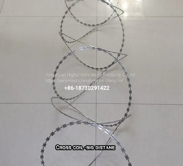 Single Or Cross Concertina BTO CBT Galvanized Barbed Wire From China Supplier photo-3