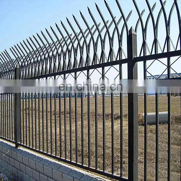Hign Quality Metal Fence Wrought Iron Cheap Fence for Garden/house/factory/school photo-3