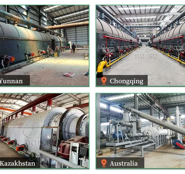 Best Price Waste Rubber Tyres Pyrolysis Plant for Convert Solid Waste Tires Into Fuel Oil Recycling Machine photo-2