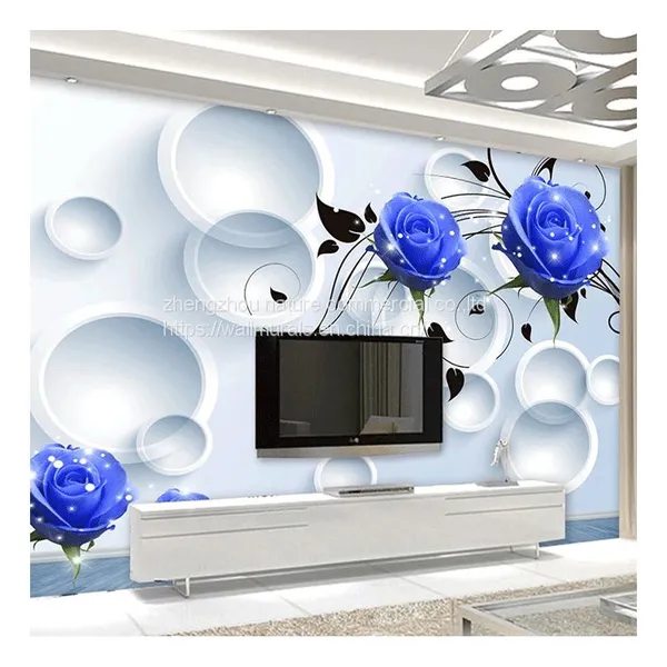 New Designs Decorative Floor Sticker Murals Flowers Mural Waterproof 8D Drop Ship