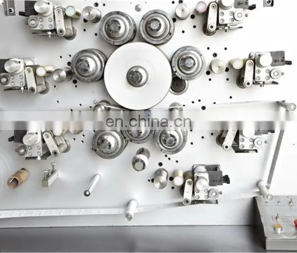 UGS1007 7 Full Color Front Back Two Side Automatic Rotary Fabric Label Printer, Fabric Cotton Label Wash Ribbon Printing Machine photo-5