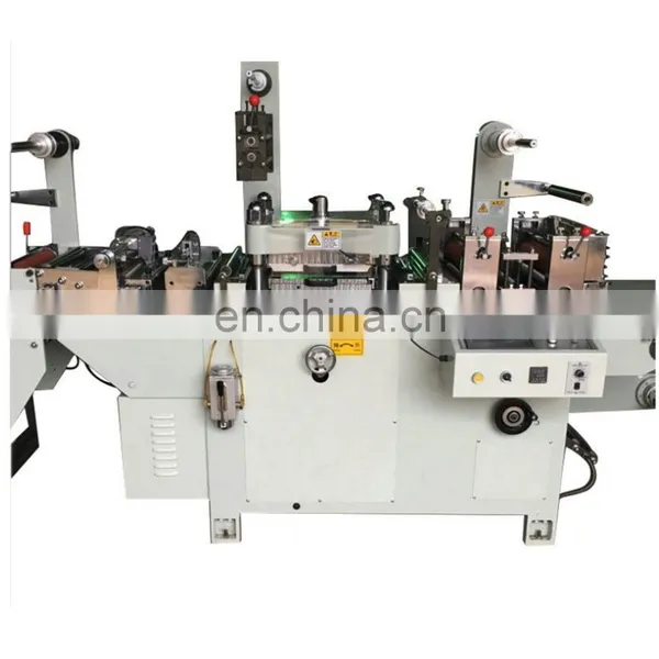Automatic Leather Tag Paper Gold Label Hot Foil Stamping Machine photo-4