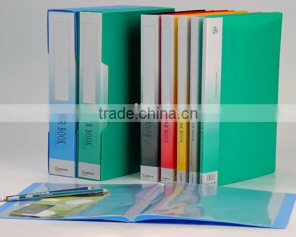 30 Pockets Presentation Document Rectangle Plastic Display Book photo-3