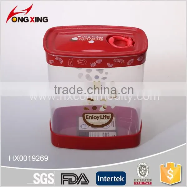 Retangular Printing Food Grade Plastic Airtight Cereals Container photo-2