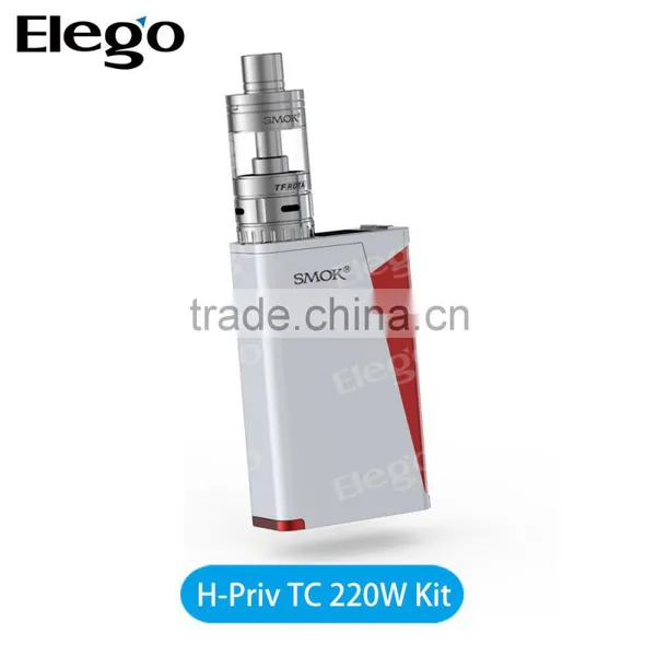 Good Price Triangle Design Smok H-PRIV 220W TC Mod Fit for Micro TFV4 Tank Black Silver White Color Smok H-PRIV Kit photo-4