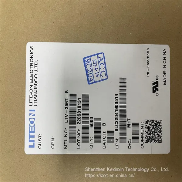 LTV-356T-B Lite-On Transistor Output Optocouplers P/C LTV-356T BIN B (2.0) STD. TYPE photo-2