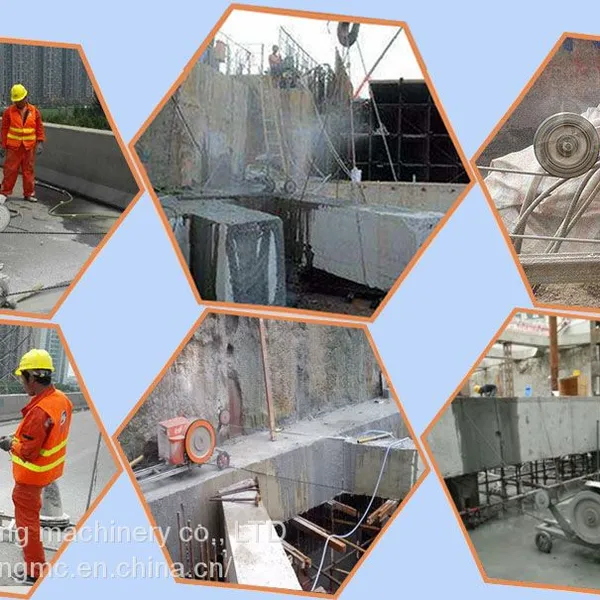 HUALONG Machinery Quarry Diamond Wire Saw Stone Mining Machine Block Squaring Cutting Machine Rock Driller for Marble photo-4