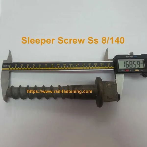 Back Oiled Sleeper Screw Screw Spike photo-2