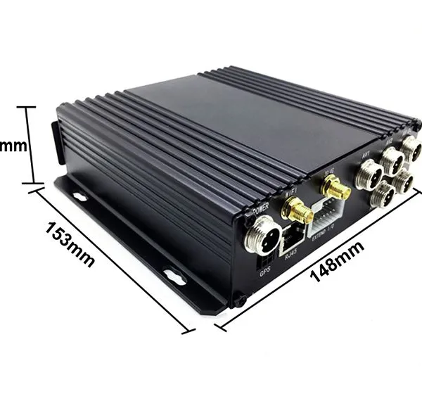 1080P 512GB 8-CH SD Video Mobile CCTV DVR , SD Card Security DVR Recorder for Vehicles photo-2