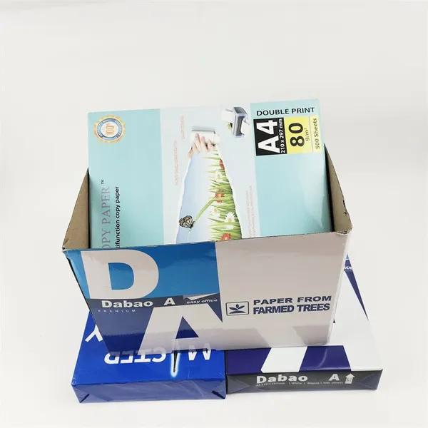 Wholesale Wood Pulp Printing Paper White A4 Size 500 Sheets 70 75 80 Gsm Copy A4MAIL+siri@sdzlzy.com photo-3