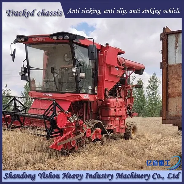 Customized Anti Sinking Track Chassis for Wheat Combine Harvesters photo-3