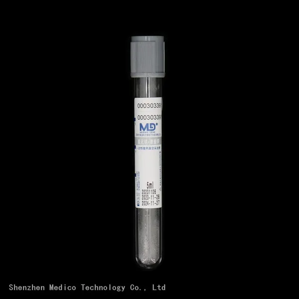 Glucose Blood Collection Tube Disposable Vacuum Plasma Blood Collection Tube for Blood Glucose Determination photo-2