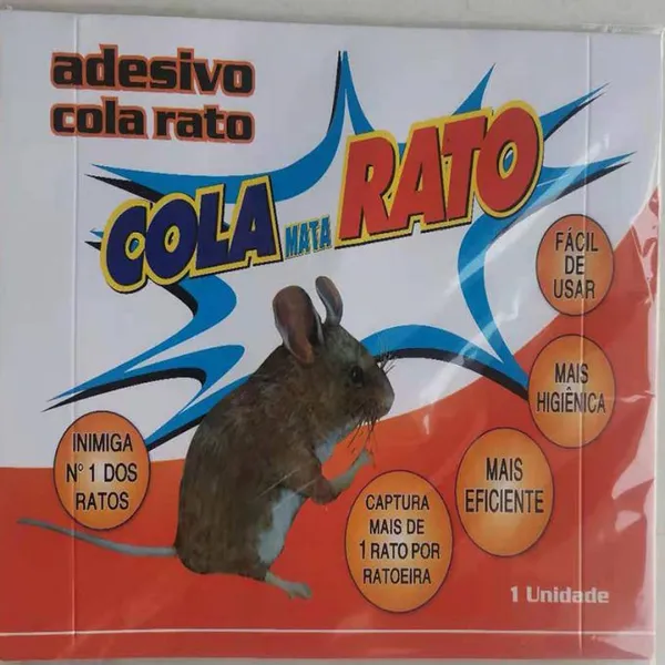 Strong Adhesive Pest Control Factory PE 8808 Brazil Market Large Size White Red Mouse Glue Trap