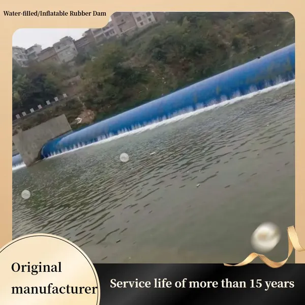 EPDM Rubber Dam for Small-Scale Hydropower Generation and Water Level Regulation photo-5