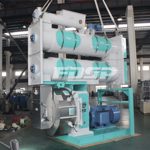 High Productivity Large Ring Die 18-28tph SZLH768b2 High Grade Jacket Pellet Mill photo-3