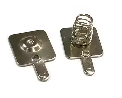 OEM Customized Metal Stainless Steel Electrical Remote Control Battery Holder Spring AA Contacts Spring photo-3
