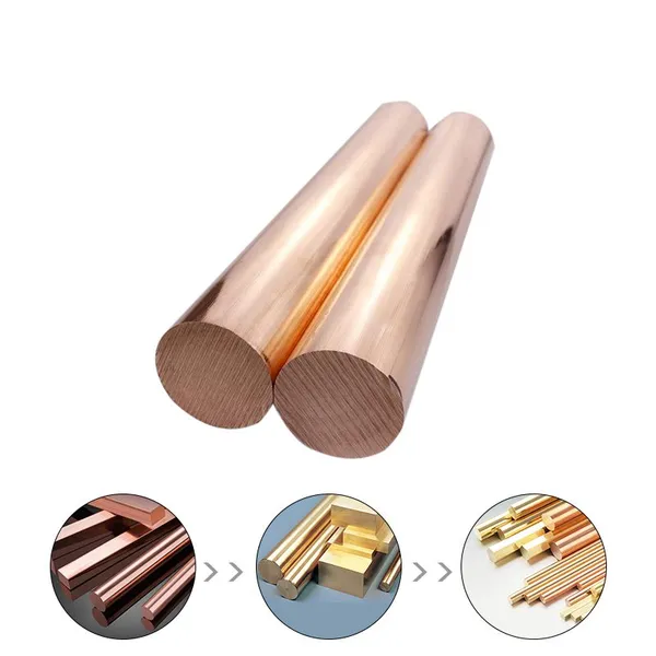 Factory Direct Red Pure 99.99% Bar Copper Rod photo-4