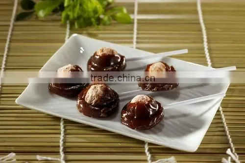 Unique Candy Brown Sugar Added Salty Dried Plum Lollipop photo-3