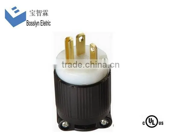 UL Listed Thermoplastic Nema 5-20P Plug/electrical Extension Plug/Nylon Plug photo-4