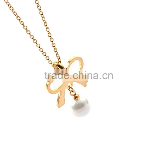 Wholesale Ballerina Necklace Latest Design Saudi Gold Jewelry Necklace photo-2