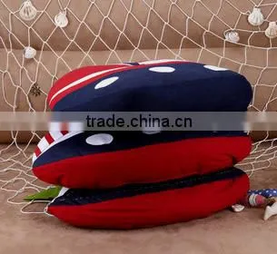 Latest Design Fancy Sailing Boat Cotton Fabric Cushion Handicraft Particular Pillow Made in China photo-3