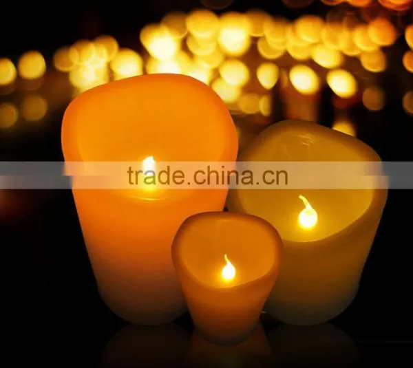 Moving Wick Battery Operated Flameless Candle With Timer and Remote Lifetime Guarantee photo-2