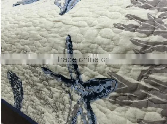100% COTTON WASHED QUILT 32X32S 66x62 photo-4