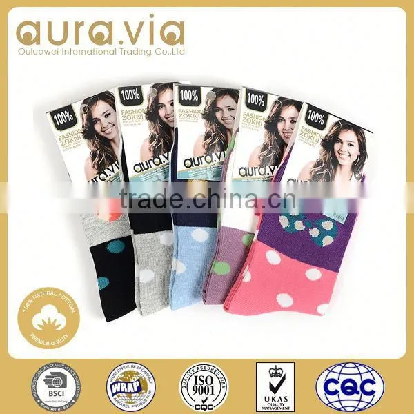 Professional OEM/ODM Factory Supply Dot Bowknot Shape Women Sock photo-2