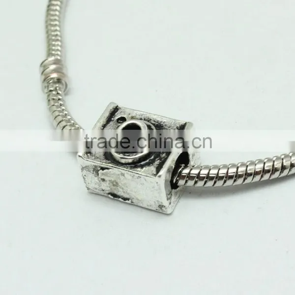 Wholesale 2015 New Style Camera Shape DIY Anti-silver Creative Bracelets Accessories Metal Zinc Alloy Beads With Holes photo-3