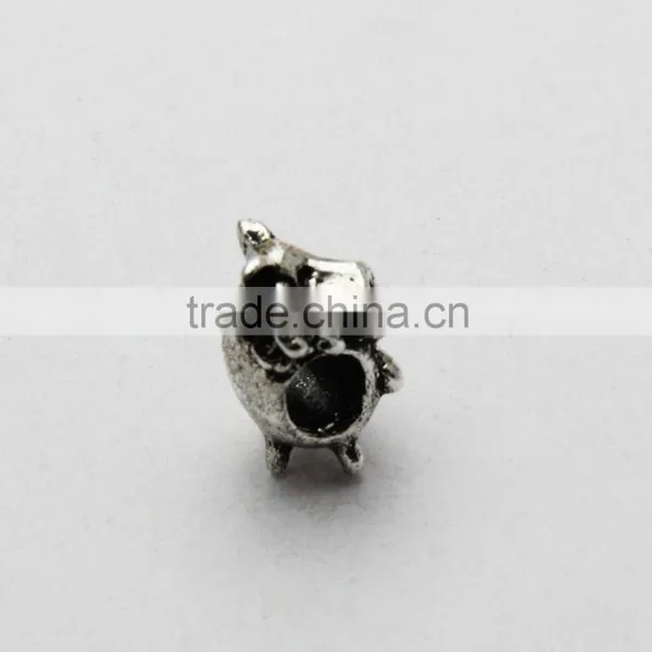 Old-Fashion Creative Calf Shape Metal Beads Lead Free Nickle Free Bracelets and Necklaces Beads Accessories photo-4