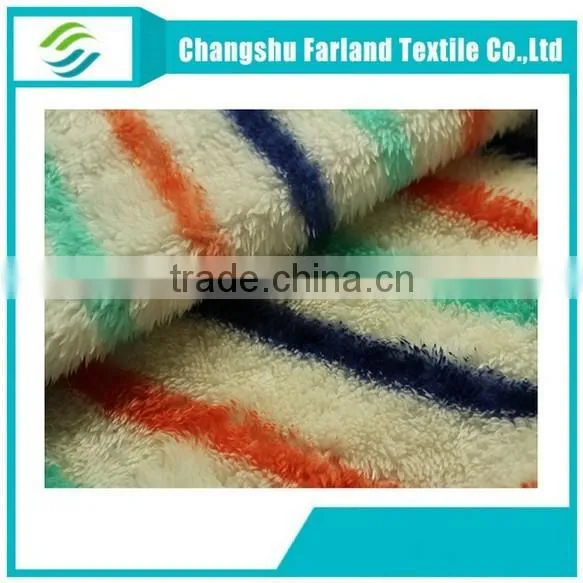 Shu Velveteen Stripe Patterned Fleece for Kigurumi/pet Costume Pajamas photo-4