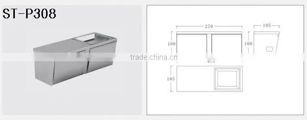 In-stock Factory Luxury Bathroom Wall Mounted Stainless Steel Waterproof Toilet Paper Holder photo-2