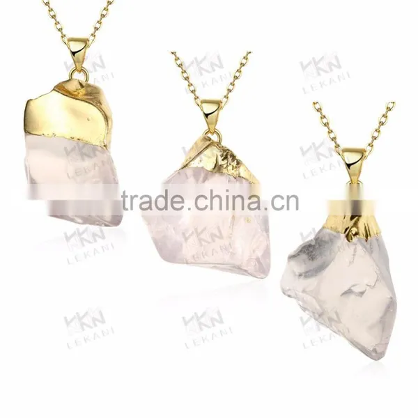 Fashion White Natural Crystal Pendant Necklace Quality Choice photo-5