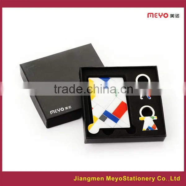 Unbreakable Mirror and Lovers Key Chain Business Gift Set2015 Hot Sales,fashion photo-2