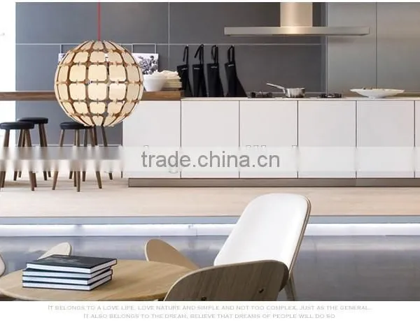 Hot Sale Wood Art Decor Pendant Pine Cone Lamp Wood Chandelier Light JK-8005B-31 LED Pendant Light photo-6