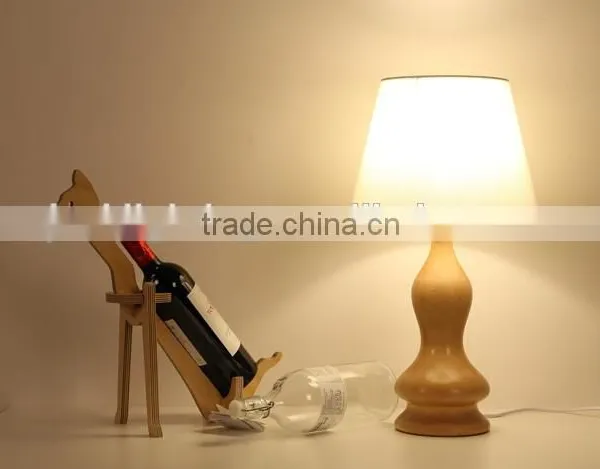 LED Wood Table Light JK-879-16 Study Desk Bedroom Decoration LED Wood Table Lamp photo-4