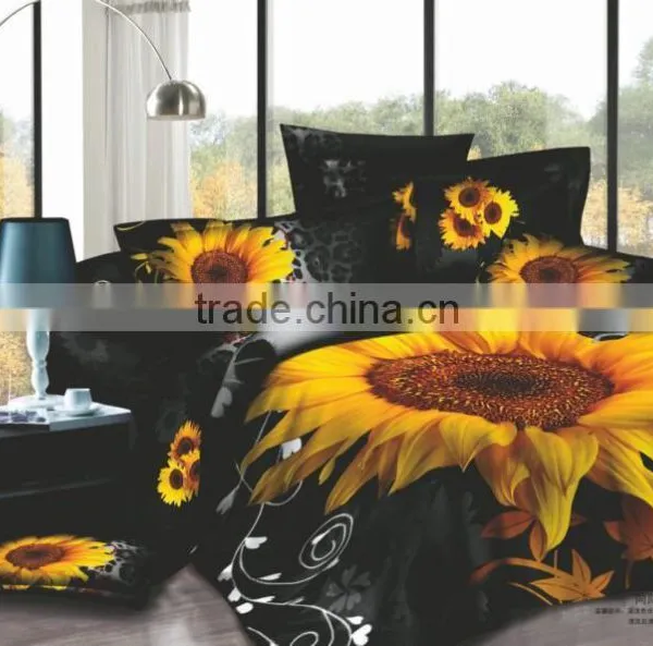 Trade Assurance 100cotton 143tc 3D Design Good Quality Bed Sheet photo-6