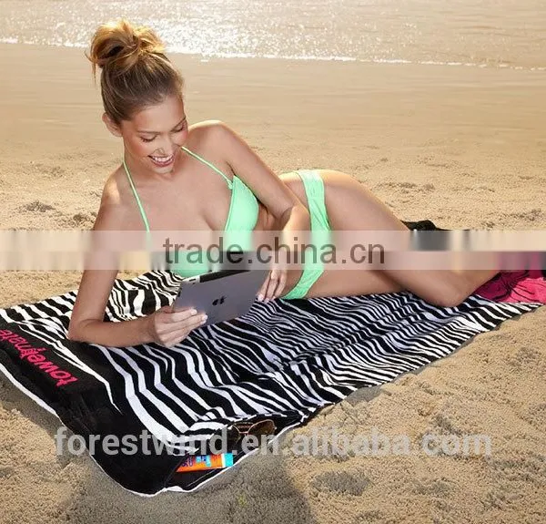 Wholesaler Custom Printed Beach Towel China photo-4