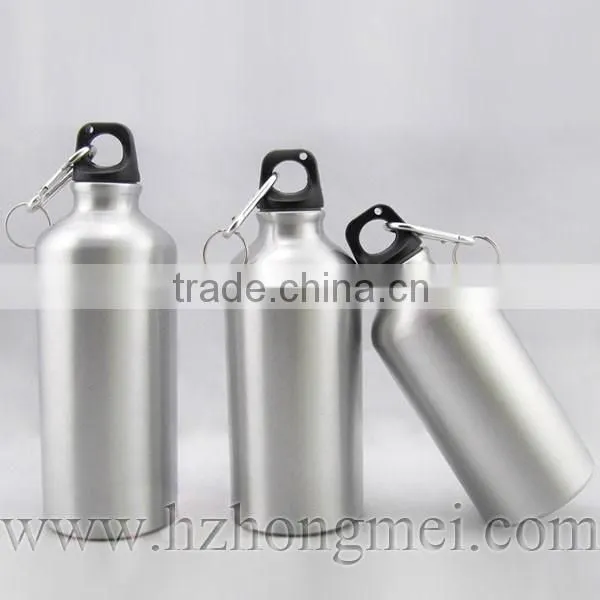 New Arrival Slim 600ml Blank Aluminium Transfer Sport Bottle With Coating