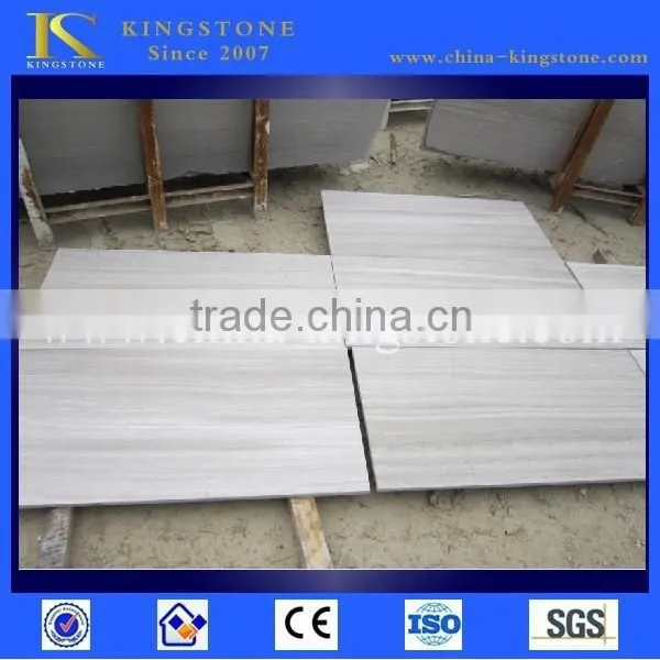 Cheap Chinese Wood Grain White Marble in Stock photo-3