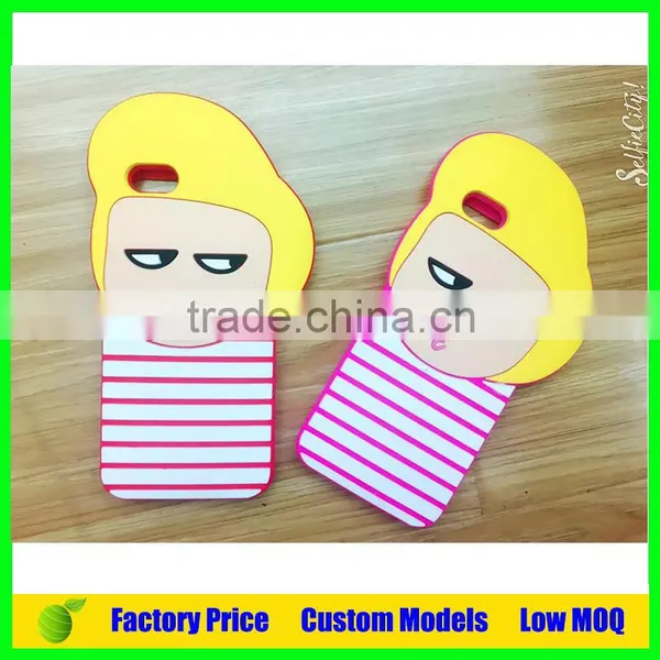 Korea Girl and Boy Silicone Mobile Phone Case Cover Iph 6plus Case Cover photo-2